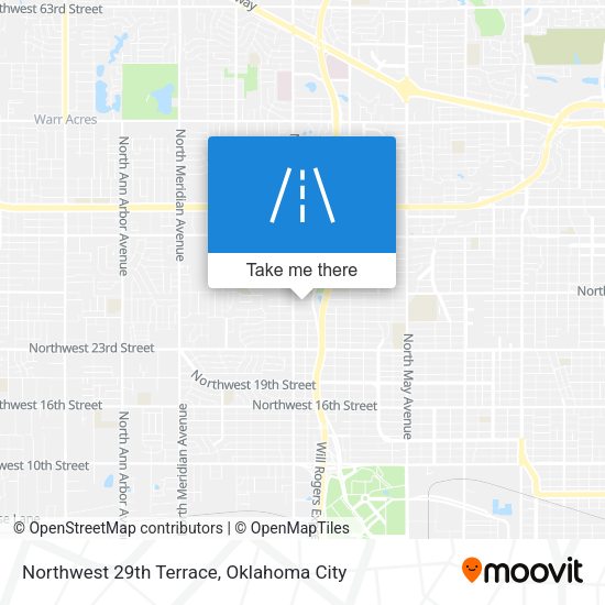 Mapa de Northwest 29th Terrace