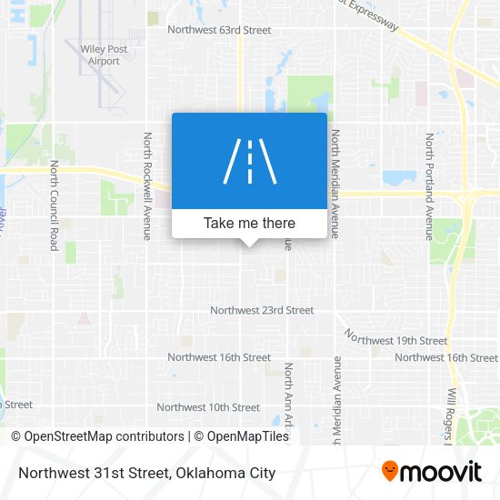 Northwest 31st Street map