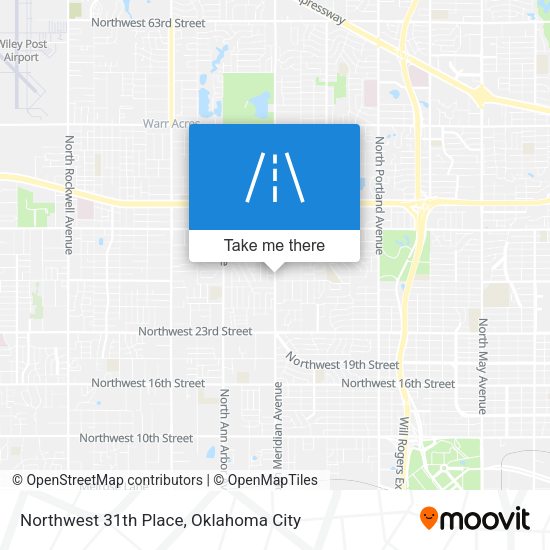 Northwest 31th Place map