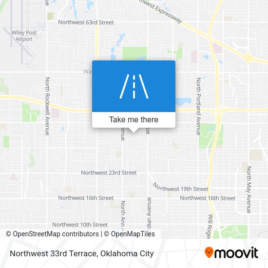 Northwest 33rd Terrace map