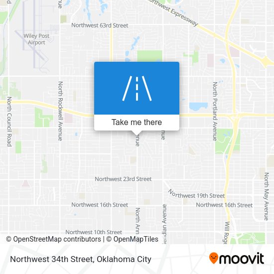 Mapa de Northwest 34th Street