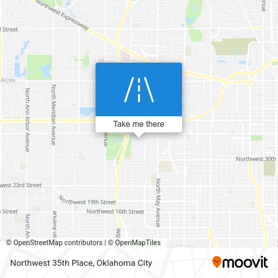 Northwest 35th Place map