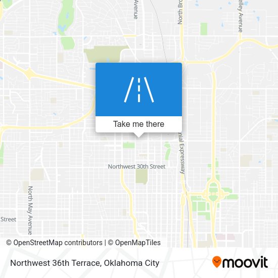 Mapa de Northwest 36th Terrace