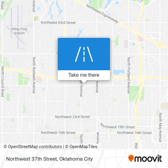 Mapa de Northwest 37th Street