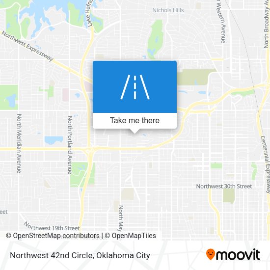 Northwest 42nd Circle map