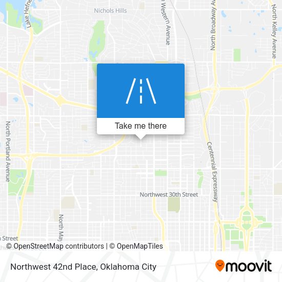 Mapa de Northwest 42nd Place