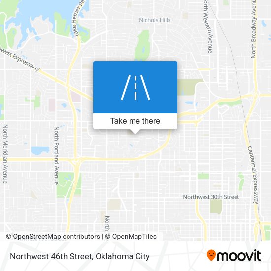 Northwest 46th Street map