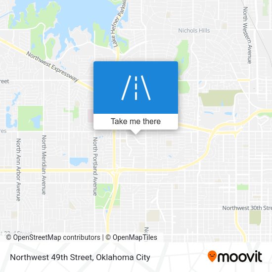 Northwest 49th Street map