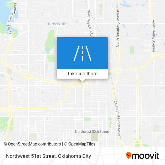 Mapa de Northwest 51st Street