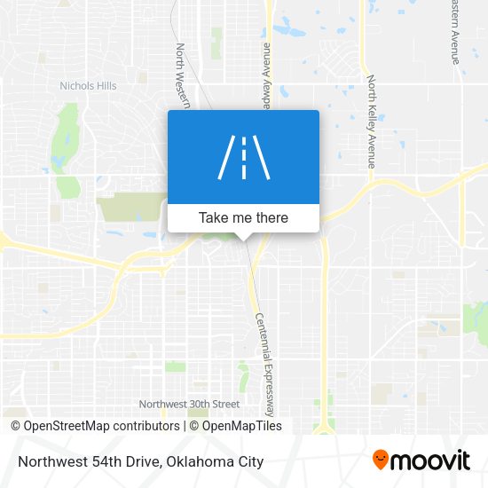 Northwest 54th Drive map
