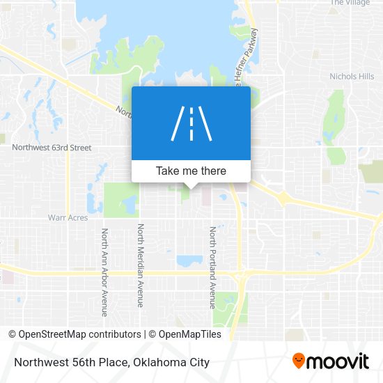 Northwest 56th Place map