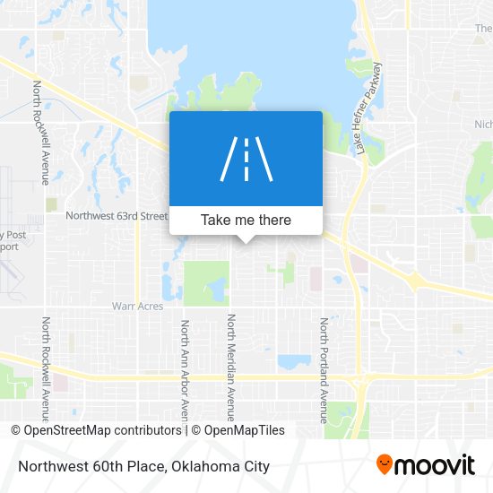 Northwest 60th Place map