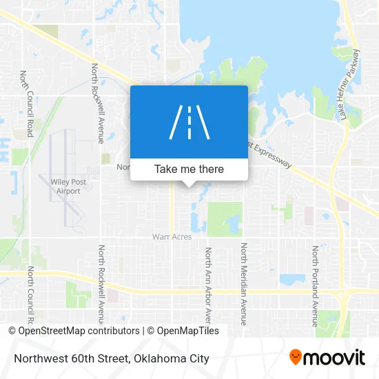 Northwest 60th Street map