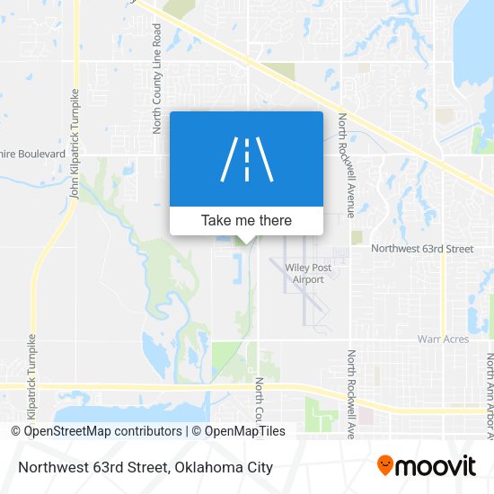 Northwest 63rd Street map