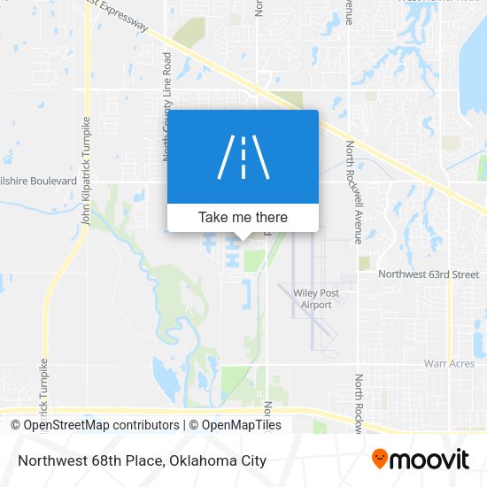 Mapa de Northwest 68th Place