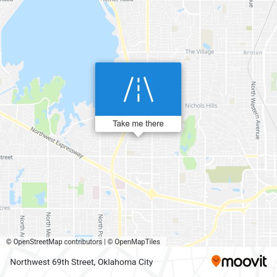 Northwest 69th Street map