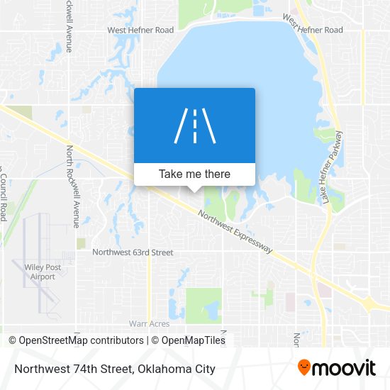 Northwest 74th Street map
