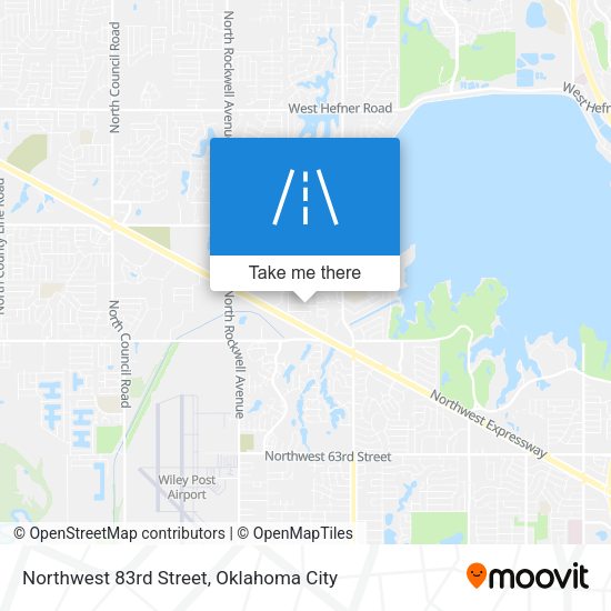Northwest 83rd Street map
