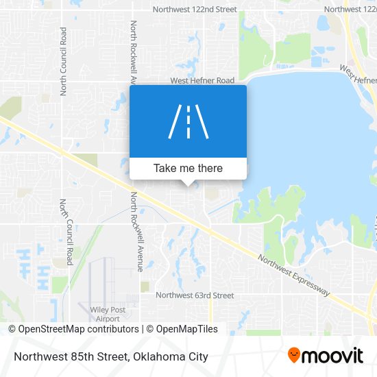 Northwest 85th Street map