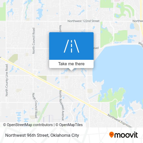 Northwest 96th Street map