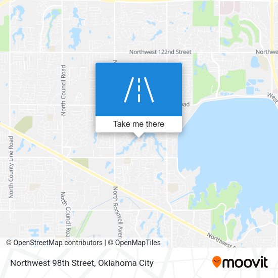 Northwest 98th Street map