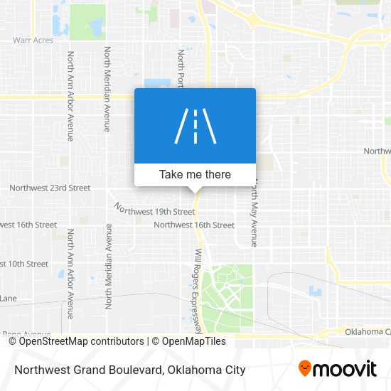 Mapa de Northwest Grand Boulevard