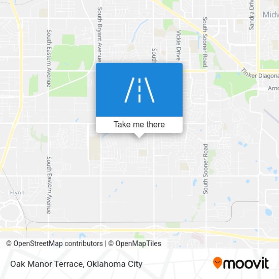 Oak Manor Terrace map