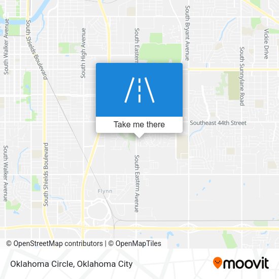 Oklahoma Circle map