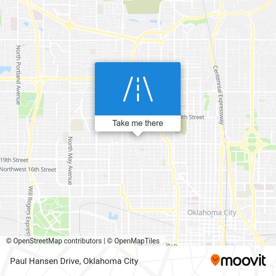 Mapa de Paul Hansen Drive