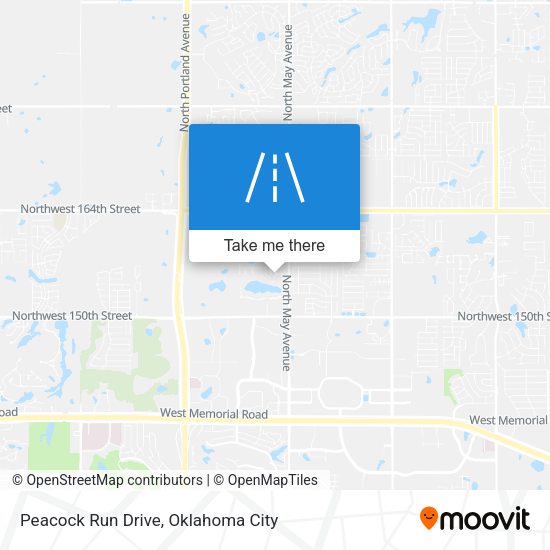 Peacock Run Drive map