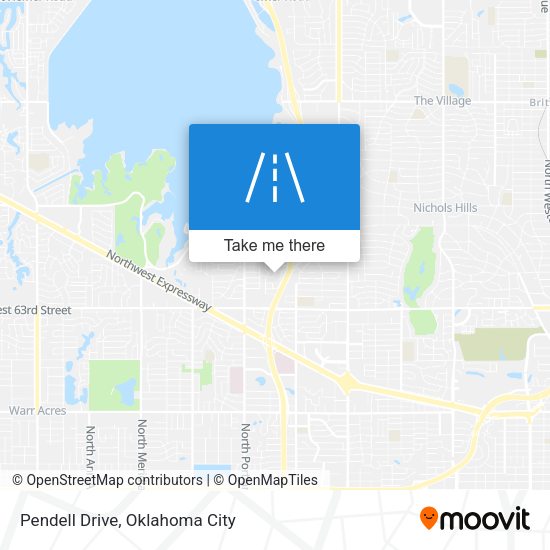 Pendell Drive map