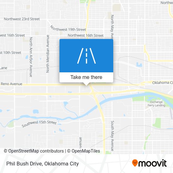 Mapa de Phil Bush Drive