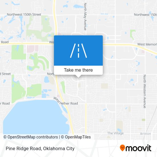 Mapa de Pine Ridge Road
