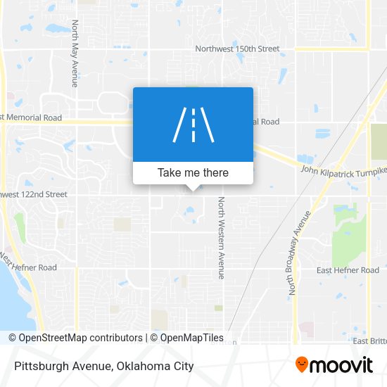 Pittsburgh Avenue map