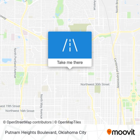 Putnam Heights Boulevard map