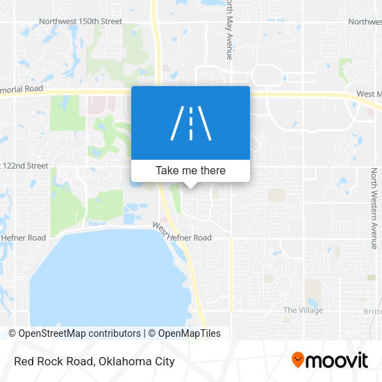 Red Rock Road map