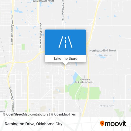 Remington Drive map