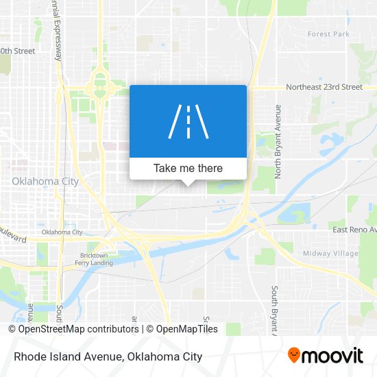 Rhode Island Avenue map