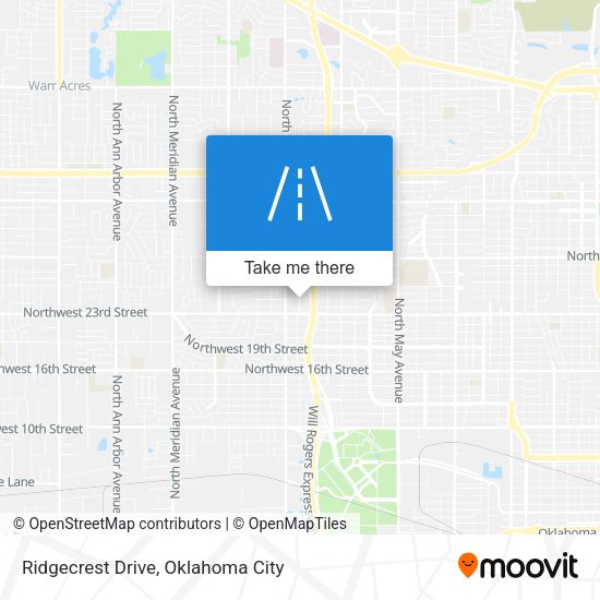 Mapa de Ridgecrest Drive