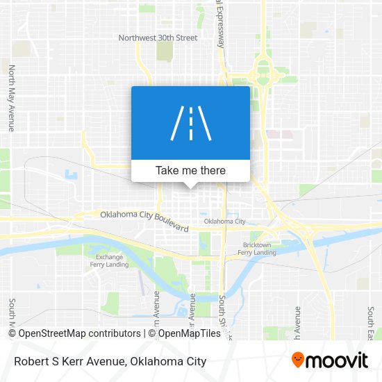 Mapa de Robert S Kerr Avenue