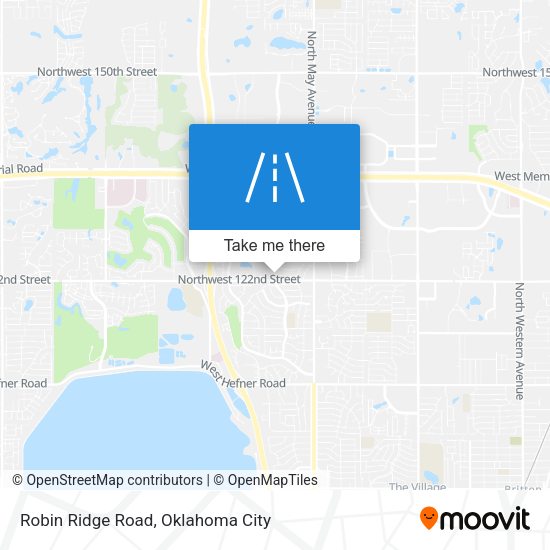 Robin Ridge Road map