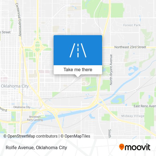 Mapa de Rolfe Avenue