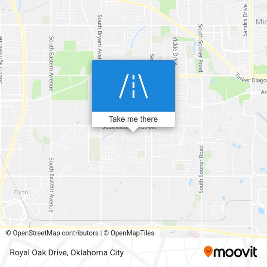 Mapa de Royal Oak Drive