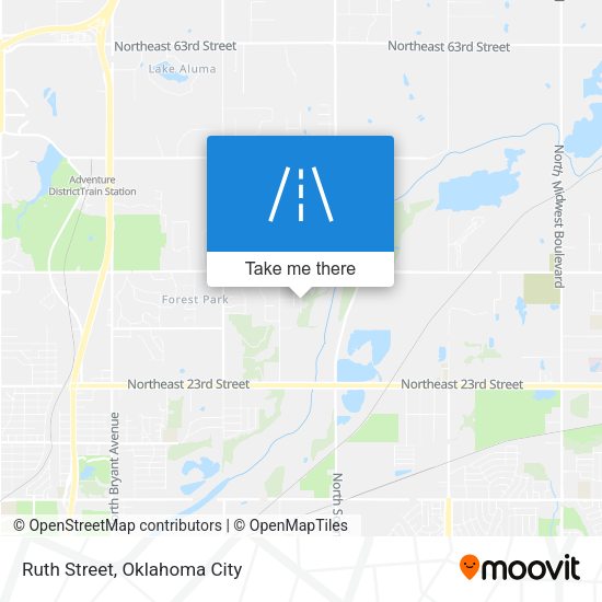 Mapa de Ruth Street