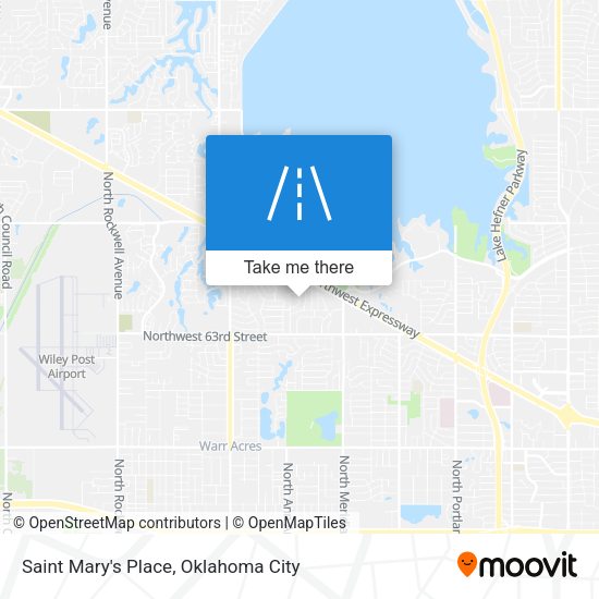 Saint Mary's Place map