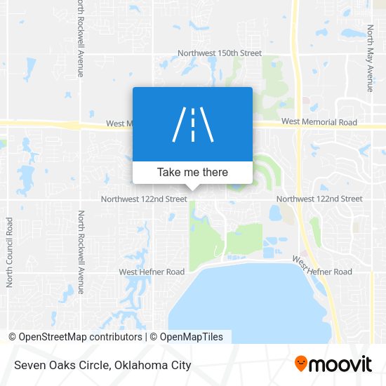 Seven Oaks Circle map