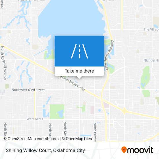 Mapa de Shining Willow Court