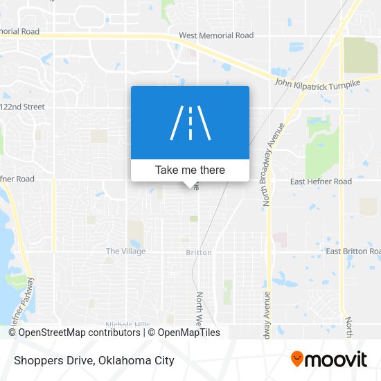 Shoppers Drive map