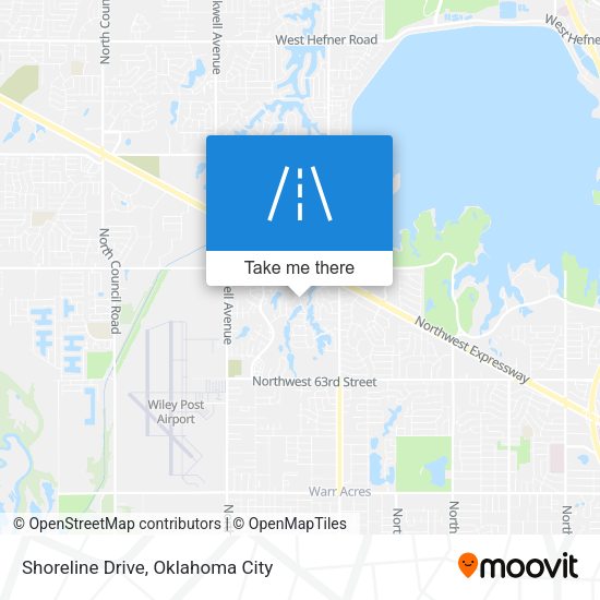Mapa de Shoreline Drive