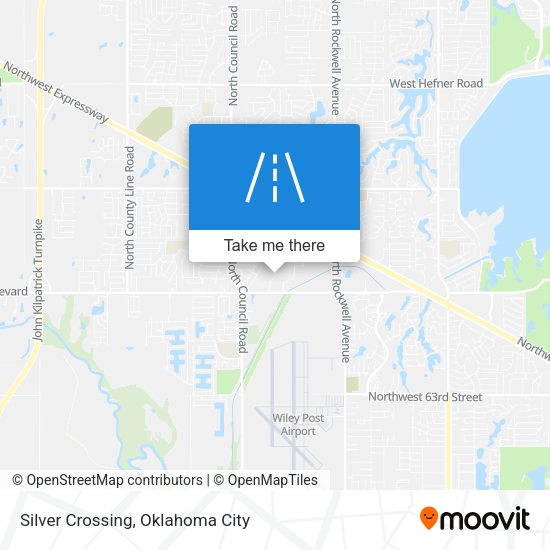 Silver Crossing map